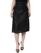 Dolce & Gabbana Black Viscose High Waist Pencil Cut Skirt -   -  Dolce & Gabbana.